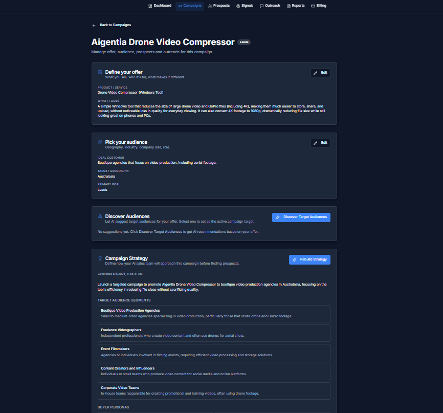 Aigentia Post screenshot 1